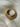 Vintage Italian 18k gold textural bombe' shape ring