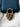 Victorian British 15k gold & turquoise heart padlock pendant
