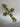 Vintage 14k Gold & Emeralds Cross Pendant