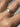 Antique 18k Gold Engraved Ring with leaves