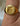 Antique French 18k gold signet ring with two lions