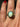 Antique French 18k gold opal & emerald ring