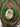 Antique French 18k gold, enamel, diamonds, garnet locket with a bird