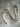 Antique French watch chain in 18k gold with geometric links