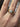 Vintage 14k gold diamond gipsy ring