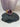 Antique French Georgian 18k tri color amethyst intaglio fob with initial M