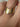 Vintage Italian 18k tri color gold ring with a V shape